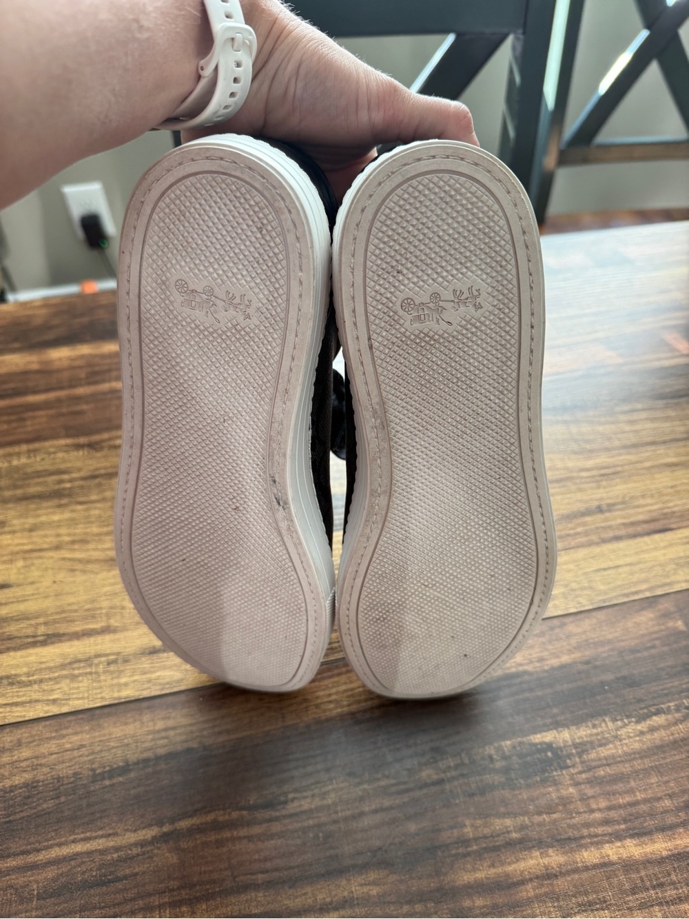Coach Black Signature Low-Top Sneakers - Picture 8 of 8